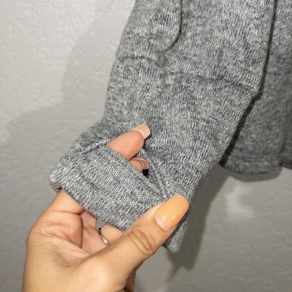 Tek Gear Gray Long Sleeve Mock Neck Sweater Size Large - Picture 6 of 7